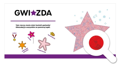 Kształty pod lupą. Wielka wyprawa w świat kształtów - książka dla dzieci