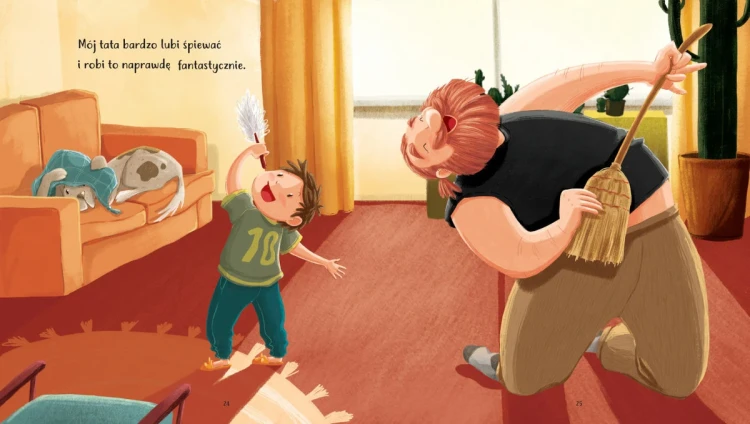Mój tata mistrz świata! - książka dla dzieci