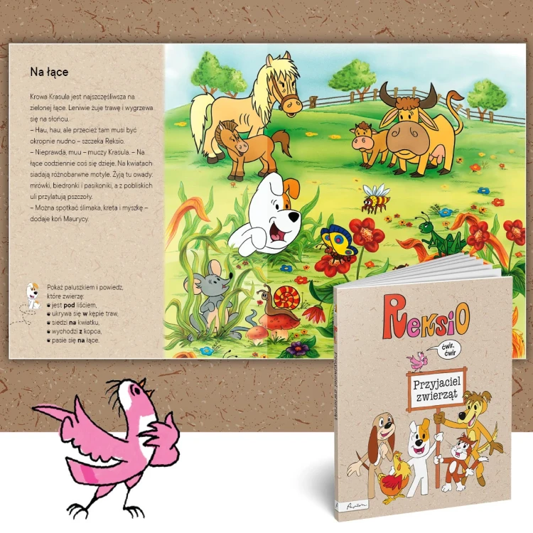Reksio. Przyjaciel zwierząt - książka dla dzieci