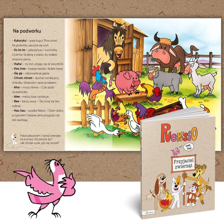 Reksio. Przyjaciel zwierząt - książka dla dzieci