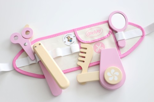 Drewniany zestaw pas fryzjerski DANTOY - zabawka edukacyjna