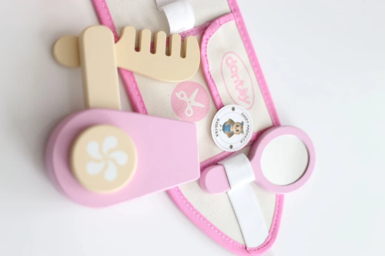 Drewniany zestaw pas fryzjerski DANTOY - zabawka edukacyjna