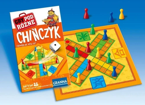Chińczyk - gry podróżne GRANNA dla dzieci