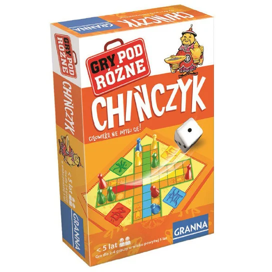 Chińczyk - gry podróżne GRANNA dla dzieci