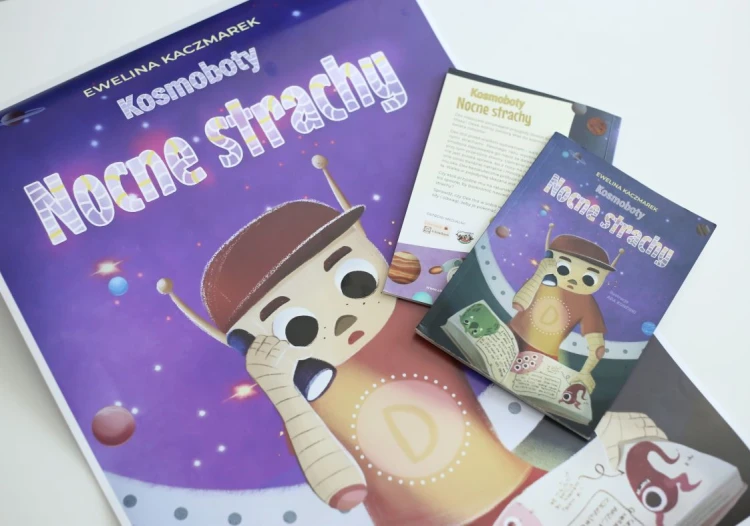 Kosmoboty. Nocne strachy - książka dla dzieci 6+ trudności ze snem