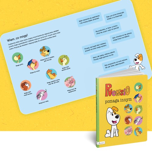 Reksio pomaga innym - książka dla dzieci