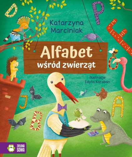 Alfabet wśród zwierząt - książka dla dzieci