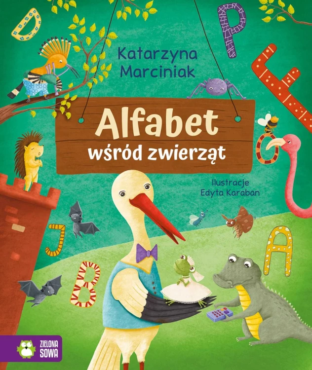Alfabet wśród zwierząt - książka dla dzieci