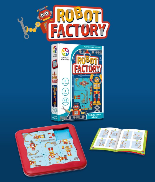 Smart Games Robot Factory (ENG) IUVI Games - Gra logiczna dla dzieci