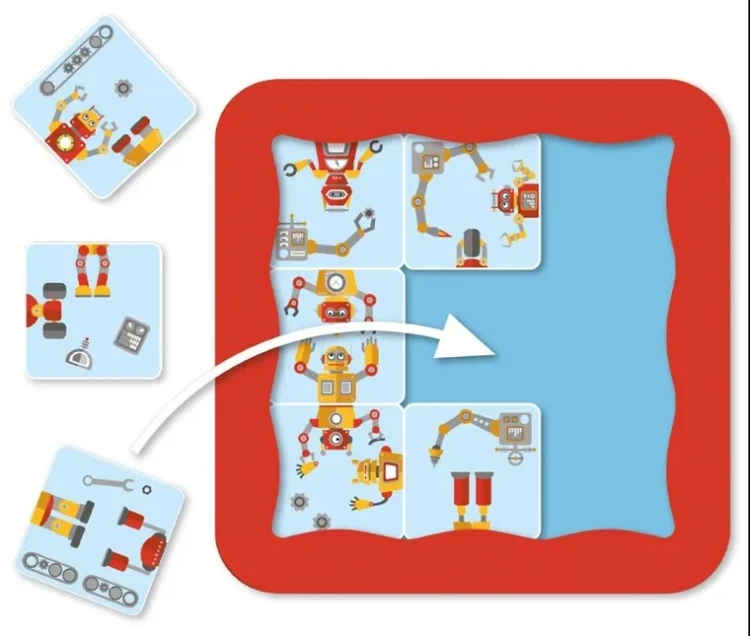 Smart Games Robot Factory (ENG) IUVI Games - Gra logiczna dla dzieci