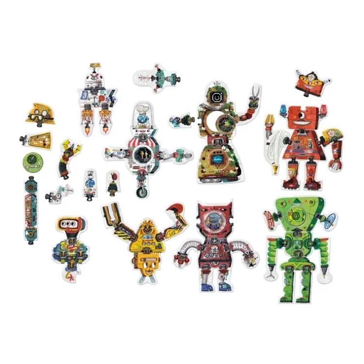 Puzzle kreatywne Robot Lab CzuCzu