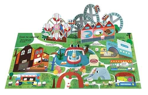 Między nami ząbkami - Książka dla dzieci całokartonowa, z okienkami