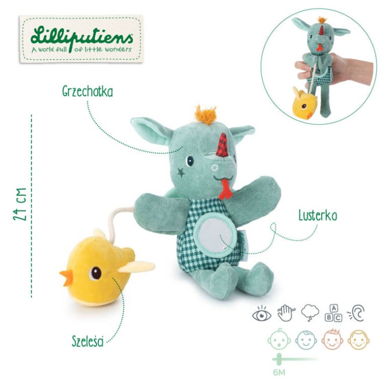 Smok Joe Lilliputiens - Pacynka aktywizująca